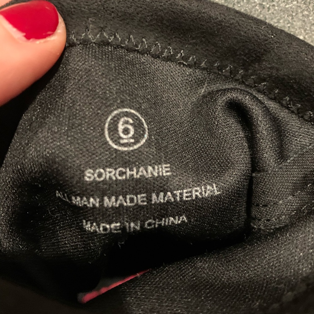 Catherine Malandrino Sorchanie Black Booties Sz 6 - Picture 7 of 8